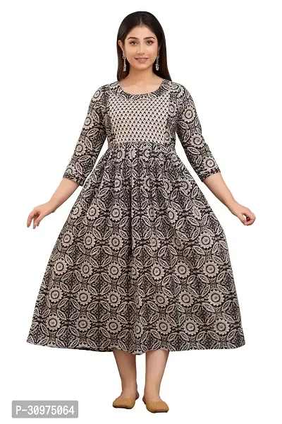 Latest Rayon Printed Maternity and Feeding Kurta-thumb0