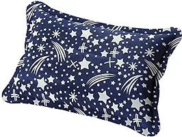 Blue Star Single Bedsheet with 1 Pillow Cover-thumb2