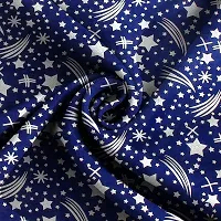 Blue Star Single Bedsheet with 1 Pillow Cover-thumb3