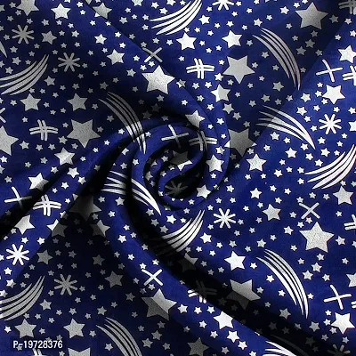 Blue Star Single Bedsheet with 1 Pillow Cover-thumb4