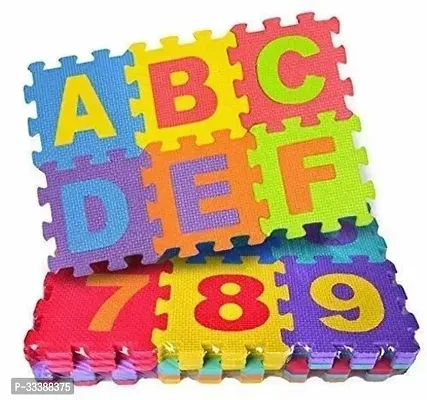 ABCD Mat for Kids 36 Pieces Alphabets and Numbers Floor Puzzle Mat-thumb0