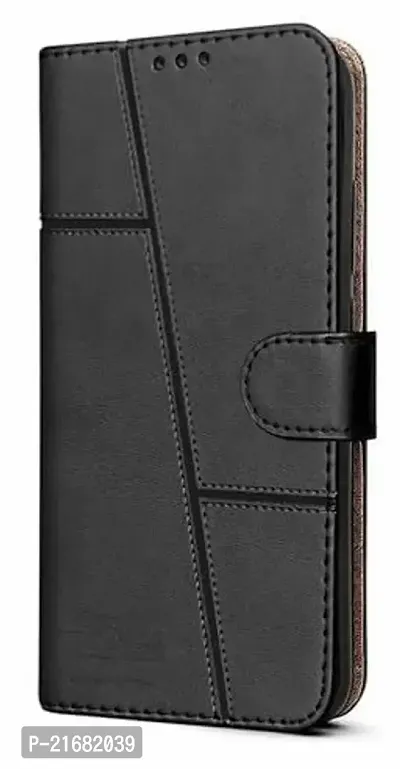 ANVEE Mobile Filip Case Cover Vivo y15 Black Colour-thumb2