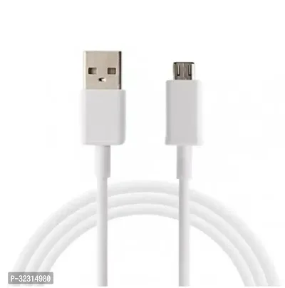 White Micro USB Cable for Raspberry Pi 3