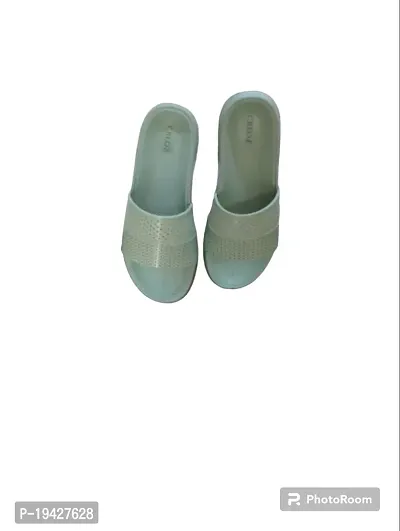 Elegant Green Rexine  EVA  Flip Flops For Women-thumb0