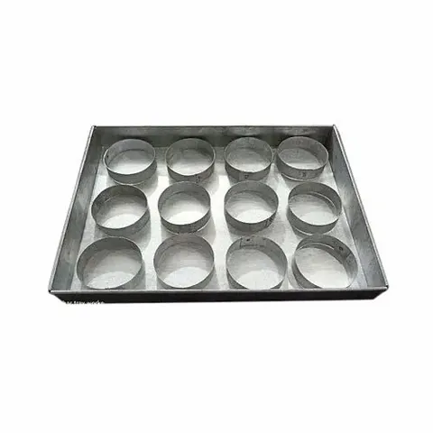 GL Sheet Rectangular Burger Baking Tray, Thickness  0.6 Mm, Size: 13x18 Inch