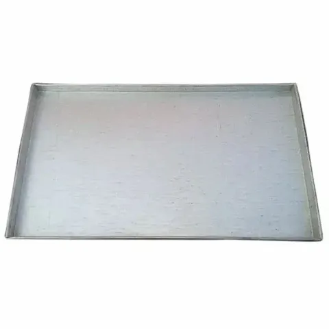 GL Sheet Rectangular Galvanized Biscuits Baking Tray, Thickness 0.6 Mm