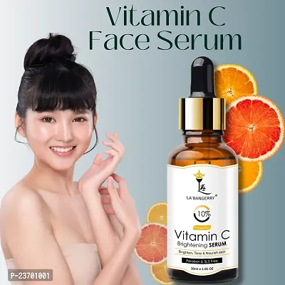 Vitamin C Serum For Face Whitening | Skin Ko Healthy Rakhane Ki Best Serum | Chehre Ki Rangat Badhane Ke Liye Serum | Lightweight And Quick-Absorbing | Face Moisturizer | Spot Removal | Pigmentation Removal | - 30Ml ( Pack Of 1 )