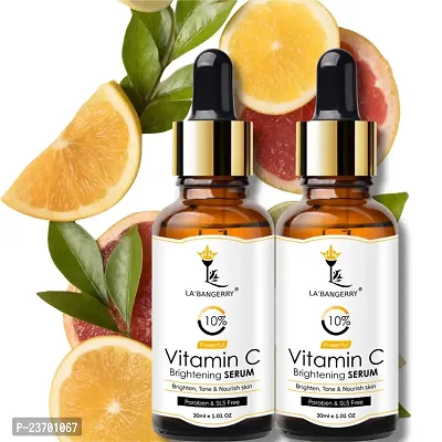 Vitamin C Serum For Face Whitening | Skin Ko Healthy Rakhane Ki Best Serum | Chehre Ki Rangat Badhane Ke Liye Serum | Lightweight And Quick-Absorbing | Face Moisturizer | Spot Removal | Pigmentation Removal | - 30Ml ( Pack Of 1 )-thumb0