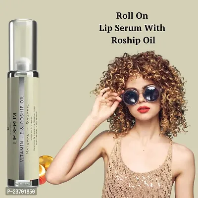 Premium Quality Roll On Lip Serum Oil For Softer And Lighter Lips | Lips Brightening Serum | Black Lips Whitening For Best Lip Serum | (Ideal For Men And Women) 10Ml Pack Of 1