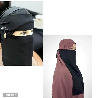 new sort niqab with loket muslim wear nose piece-thumb0