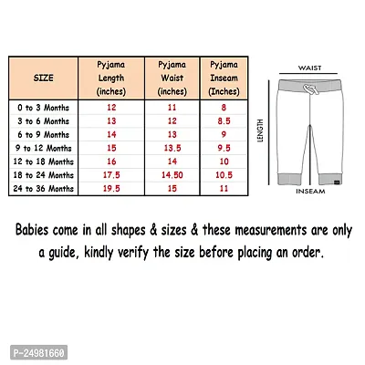 Shop4Dreams Kids Pajama Pyjama Track Pant,Joggers,Sportswear and Bottoms Nighwear for Kids/Baby Boy/Baby Girl/Infant (Set of 4)-thumb4