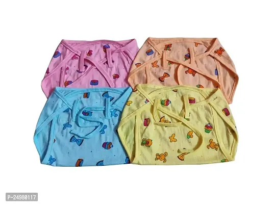 Shop4Dreams Baby Cotton Hosiery U Shape Nappies, Nadi,Langot Washable Reusable Cotton Diaper Nappy Baby Cozy Wear Pack of 12-thumb2