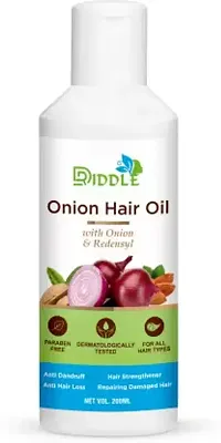 DRIDDLE Anti Hair Fall Spa Range with Onion Hair Oil + Onion shampoo  (400 ml)-thumb1