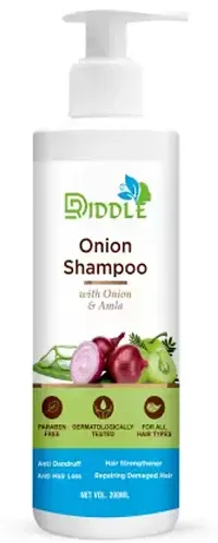 DRIDDLE Anti Hair Fall Spa Range with Onion Hair Oil + Onion shampoo  (400 ml)-thumb2