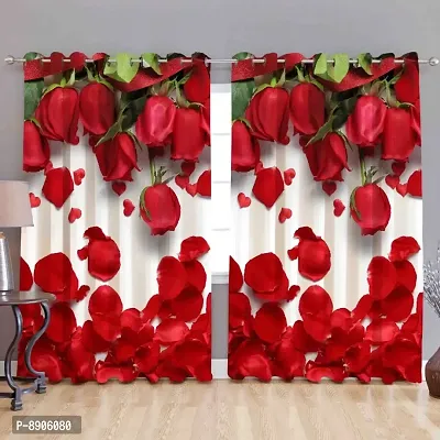 Classic Polyester Printed Door Curtain, Pack of 1-thumb0