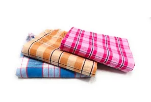Pure Cotton 220 GSM Bath Towel  (Pack of 3)-thumb1