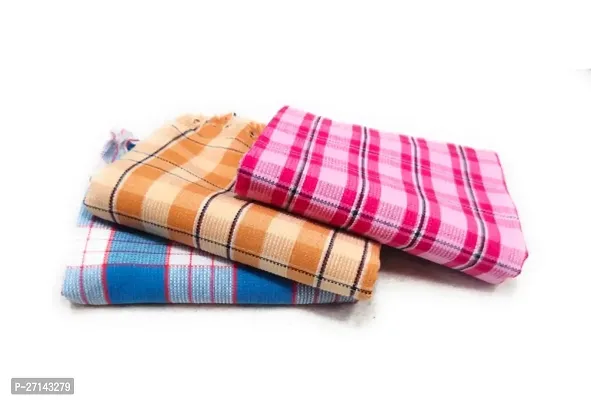 Pure Cotton 220 GSM Bath Towel  (Pack of 3)-thumb2