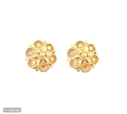 oh wow one gram micro gold studs earring (gold)