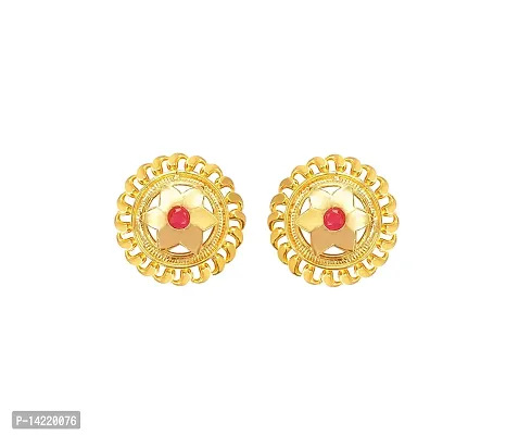 oh wow one gram micro gold studs earring (gold)