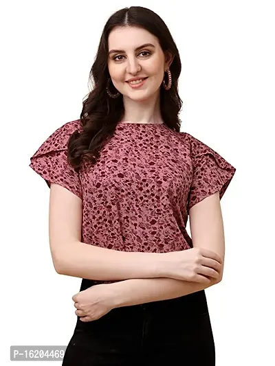 Elegant Multicoloured Cotton Printed Top For Women
