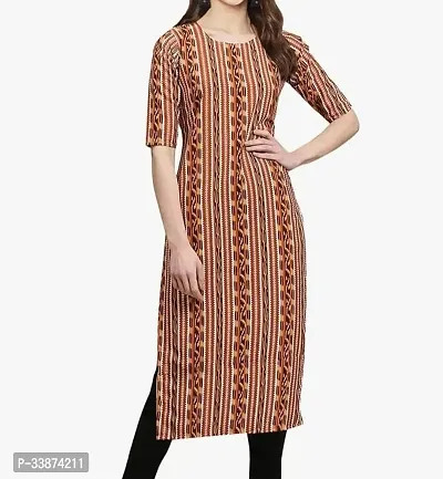 Beautiful Cotton Blend Printed Kurta For Women-thumb0