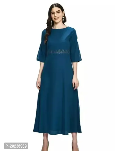 Stylish Rayon Dress  For Women-thumb0