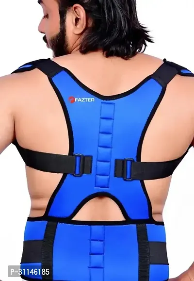 Premium Back Brace With Magnetic And Dual Steel Metallic Plate Support At Back