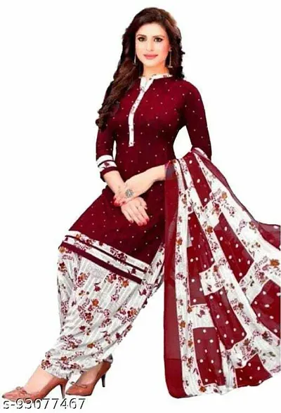 Stylish Synthetic Dress Material For Women