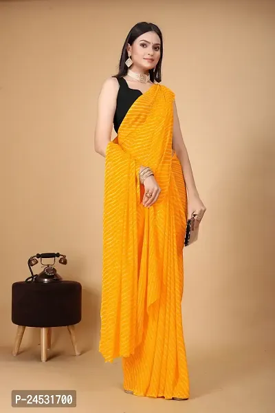 Stylish Fancy Designer Georgette Saree With Blouse Piece For Women-thumb4