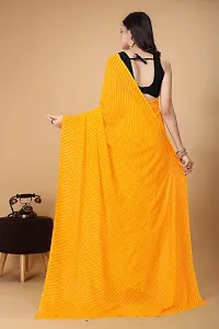 Stylish Fancy Designer Georgette Saree With Blouse Piece For Women-thumb1