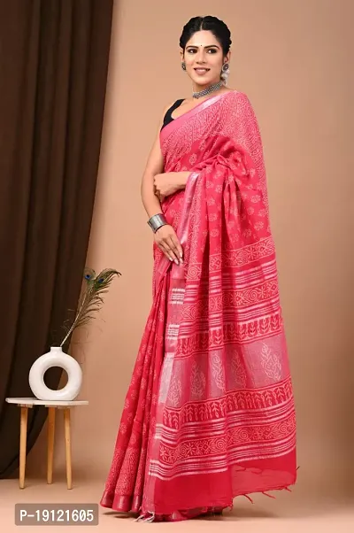 Stylish Fancy Designer Cotton Saree Without Blouse For Women-thumb0