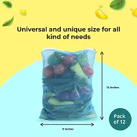 DADDY - G? Multi Purpose Mesh Storage bags Eco-Friendly Non-Toxic Reusable Fridge Storage Bag for Vegetables and Fruits with Zipper Multicolour-thumb4