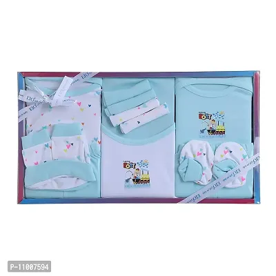 DADDY - G? New Born Unisex Baby's Gift Set -13 Pieces (Mint Green)