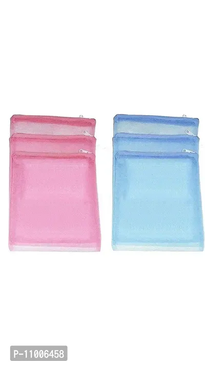 Ad Fresh Plastic Storage Zipper Bags, 6 Piece, Multi-Color-thumb4