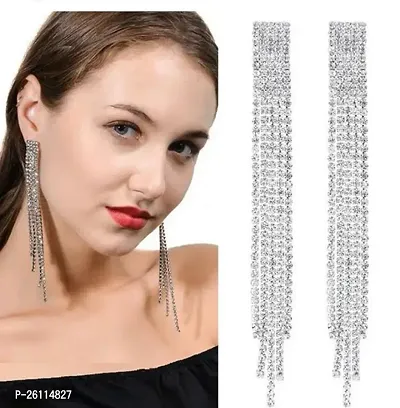 Silver Alloy  Drop Earrings Earrings For Women