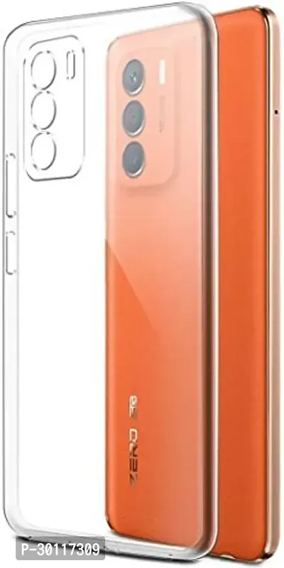 Classic White Silicon Back Cover For Infinix Zero 5G-thumb2