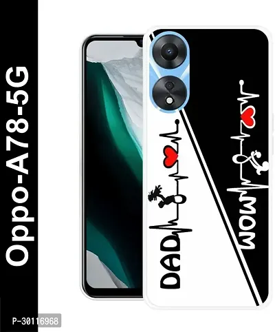 Classic Multicoloured Silicon Back Cover For Oppo A78 5G