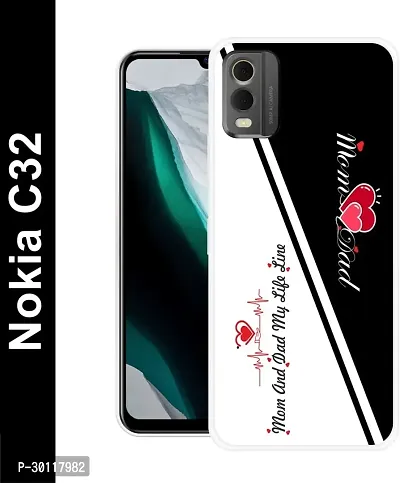 Classic Multicoloured Silicon Back Cover For Nokia C32