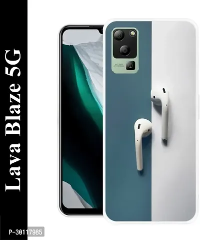 Classic Multicoloured Silicon Back Cover For Lava Blaze 5G