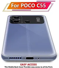 Classic White Silicon Back Cover For Pococ55-thumb2