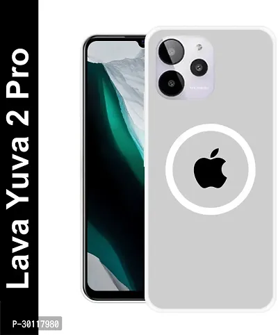 Classic Off White Silicon Back Cover For Lava Yuva 2 Pro