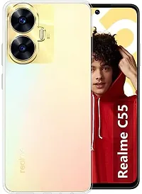 Classic White Silicon Back Cover For Realme C55-thumb2