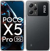 Classic White Silicon Back Cover For Poco X5 Pro 5G-thumb1