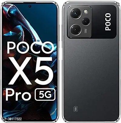 Classic White Silicon Back Cover For Poco X5 Pro 5G-thumb2