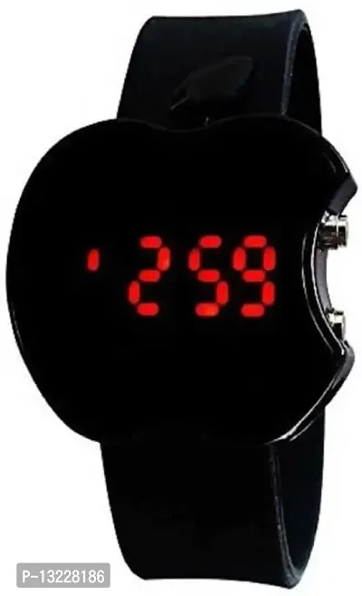 J JAMVAI New Stylish Digital Kids Black Watch for Boys and Girls