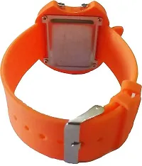 J JAMVAI New Stylish Digital Kids Orange Watch for Boys and Girls-thumb3