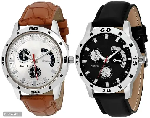 Stylish Leather Belt Combo Watch-thumb0