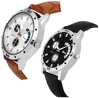 Stylish Leather Belt Combo Watch-thumb1