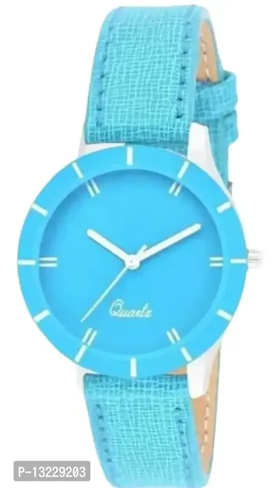 JAMVAI Synthetic Leather Women's Analog Watch