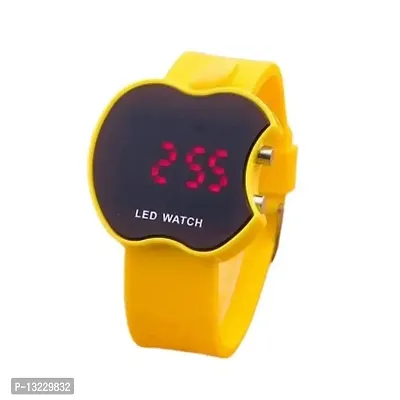 J JAMVAI New Stylish Digital Kids Yellow Watch for Boys and Girls-thumb0